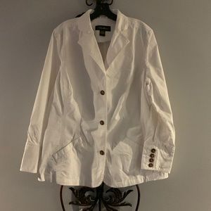 Eddie Bauer denim blazer 2X